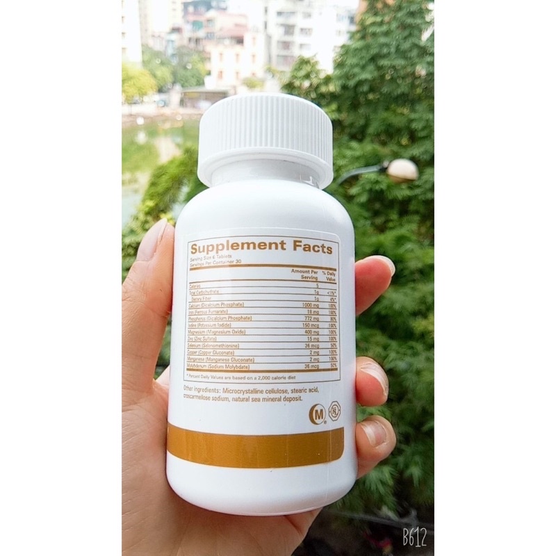 Viên Khoáng Chất 037Flp Lô Hội. Nature-Min – Bổ Sung Khoáng Chất, Hỗ Trợ Xương Răng – 180 Viên