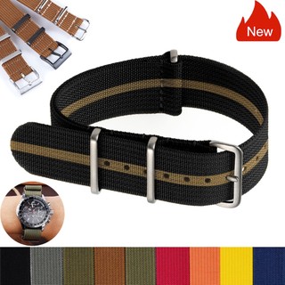 Dây Đeo Đồng Hồ Bằng Nylon Thoáng Khí Phong Cách Quân Đội Kích Thước 20mm 22mm Mới