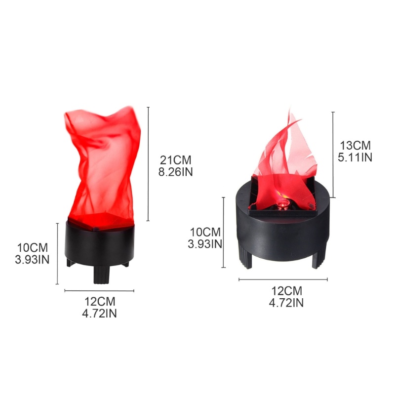 Pop đèn ngọn lửa giả điện lửa trại nhân tạo nhấp nháy ngọn lửa đèn bàn ngọn lửa thực tế hiệu ứng sân khấu ánh sáng hallowee