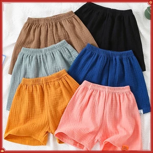 Quần Short Trẻ Em Mùa Hè Quần Áo Trẻ Em Cotton Nguyên Chất Mặc Ngoài Rời Hợp Thời Trang Mỏng Quần Short Thường Ngày Bé Gái Bé Trai Năm Điểm Quần Hot