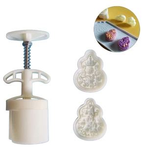 Cc Chất Liệu Nhựa Khuôn Bánh Trung Thu Bầu Hình Tem Bánh Trung Thu Khuôn Cho Lễ Hội Trung Thu DIY Nướng Bánh Trung Thu Sử Dụng