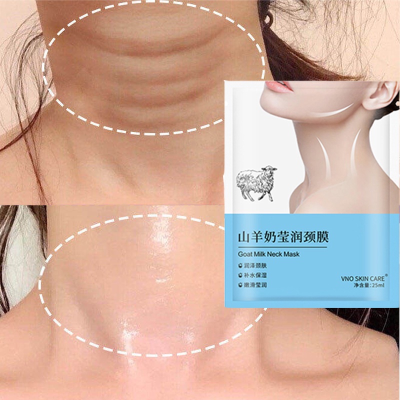 1 Mặt Nạ Sữa Dê Collagen Chống Nếp Nhăn Lão Hóa Dưỡng Ẩm Làm Săn Chắc Da Vùng Cổ