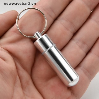 Hộp Đựng Tăm Xỉa Răng Bằng Nhôm Chống Nước Có Móc Khóa Tiện Dụng