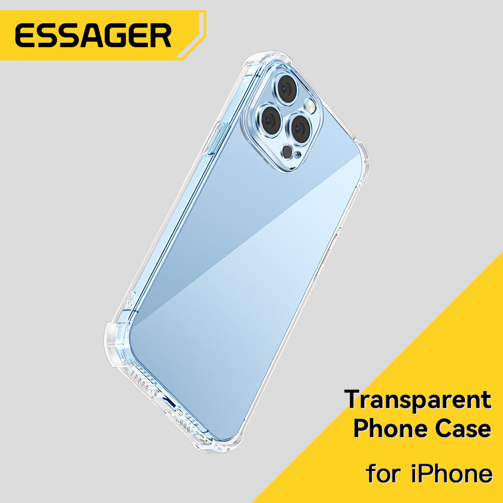 Essager Ốp Điện Thoại TPU Trong Suốt Cho iphone 7- 14 pro max