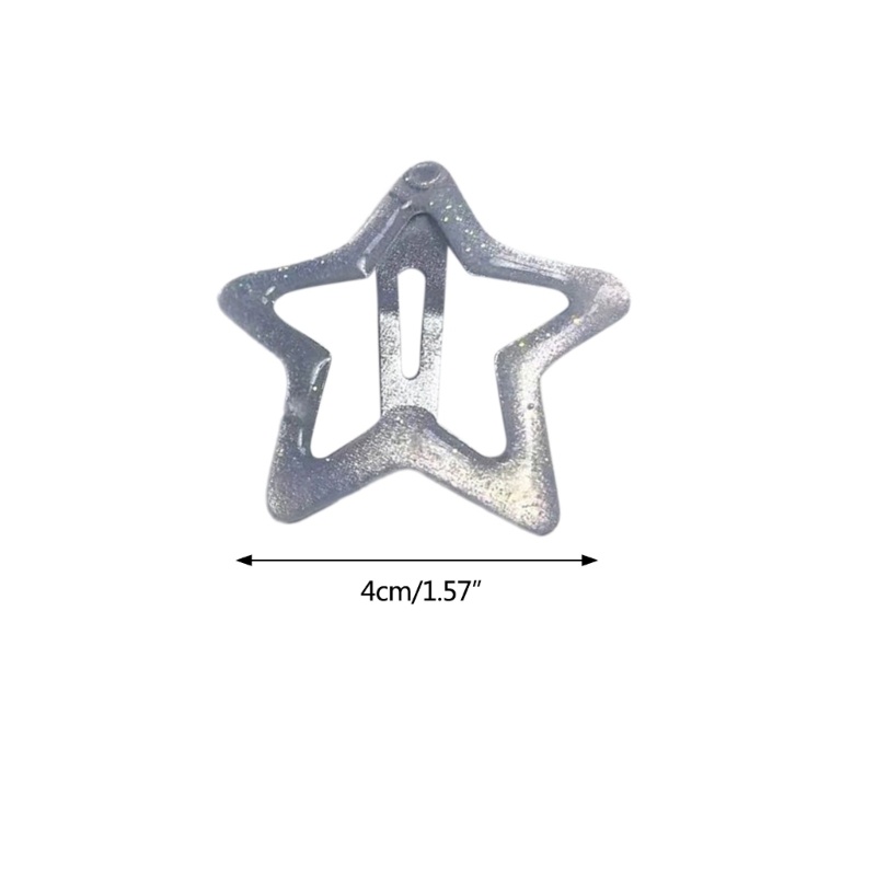 Coo star kẹp tóc dễ thương ngọt ngào kẹp tóc ngôi sao rỗng ngôi sao trang trí mũ nón lấp lánh kẹp tóc kẹp barrettes