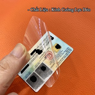 Miếng dán cường lực Nano 9H+ bảo vệ Căn cước công dân - CCCD gắn chip chống gãy vỡ, chống trầy xước, không để lại keo