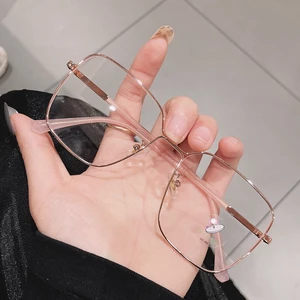 Gọng kính cận nữ nam cao cấp phong cách Hàn Quốc mắt kính cận không độ chống tia UV thời trang giá rẻ ABICA 134