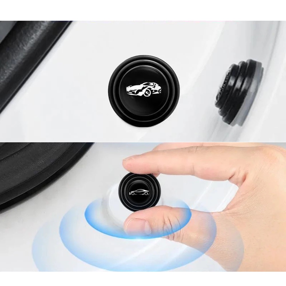 Bộ 10 Miếng Đệm Cao Su silicone Chống Sốc Cách Âm Thông Dụng Cho Xe Hơi / Xe Tải
