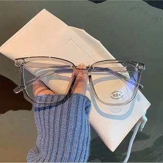 Kính Mát Phong Cách Thời Trang Hàn Quốc Quá Khổ Vuông Trong Suốt Kính Mắt Cho Nữ Kính Chống Bức Xạ Cho Nữ Y2k Kính Vuông Trong Suốt