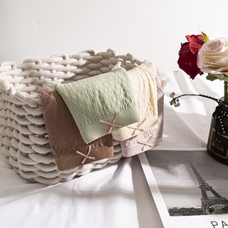 Quần Lót Cotton Mềm Mại Không Đường May Kháng Khuẩn Nâng Hông Màu Trơn Đơn Giản Cho Nữ