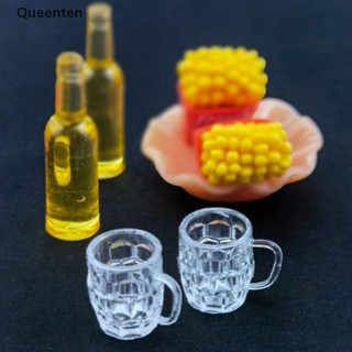 Queenten 1 / 12 Nhà Búp Bê Thu Nhỏ Bia Cốc Đồ Uống Cho ob11 Trang Trí Mới QT