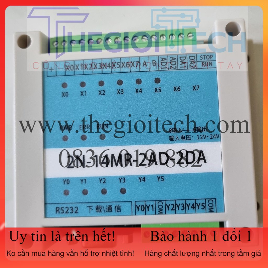 Board Mạch lập trình PLC Mitsubishi FX2N 14MR (8 In / 6 Out Relay ...