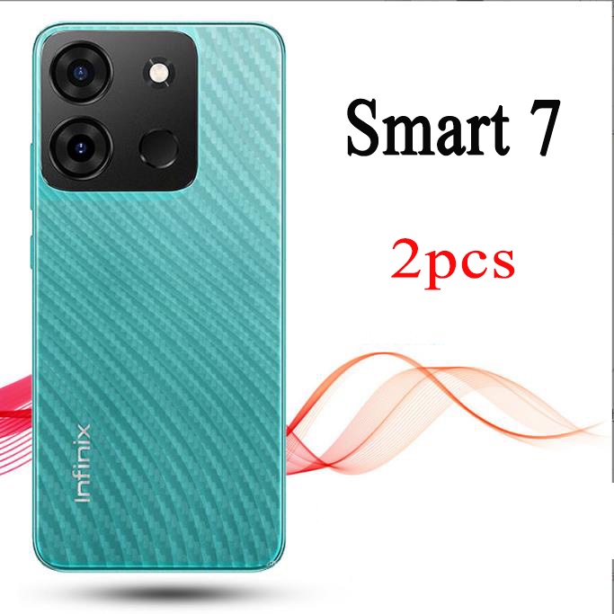2 Chiếc Infinix Smart 7 Sợi Carbon Mặt Sau Phim Dành Cho Infinix Smart 6 plus Zero 20 Zero 5G 2023 Note 12 G96 G88 11 10 Pro Hot 20S 20i 20 Play 11S NFC 12i 10i 12 11 10 9 Chơi Bảo Vệ
