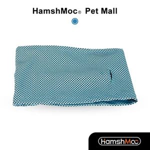HamshMoc Làm Mát Tức Thì Cho Chó Bandana Thoáng Khí Thú Cưng Khăn Mùa Hè Băng Cổ Có Lỗ Dây Xích Khăn Có Thể Giặt Du Lịch Ngoài Trời