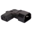 BTM C14 sang IEC320 C13 C5 C7 Bộ chuyển đổi nguồn AC 3 thiết bị đầu cuối Ổ cắm Bộ chuyển đổi đầu nối nguồn không dây Nam sang Nữ