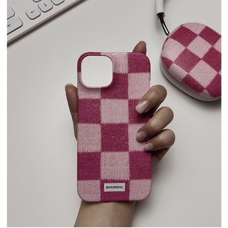 Cozy checkerboard pattern hard phone case compatible for iphone 14 13 12 11 pro max mini s23 s22 plus ultra s21 note 20 pink purple green