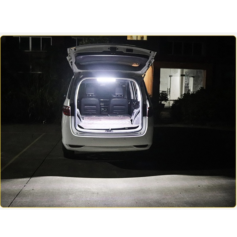 Fol 72LED 12V-80V LED Xe Nội Thất Mái Vòm Trần Đèn Đọc Sách Nội Thất Ô Tô Đèn Mái Nhà Có Bật Công Tắc