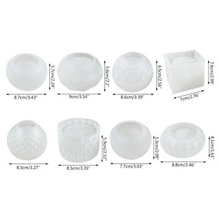 Khuôn Silicon Làm Giá Đỡ Chậu Hoa Bê Tông Hình Tròn / Vuông