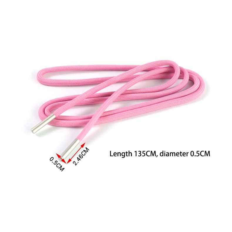135cm Màu Trơn Áo Dây Bện Tròn Xoắn Dây Áo Len Dây Rút Dây Thay Thế DIY May Thủ Công TJ5990