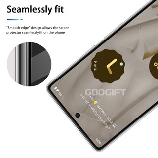 Godgift Ốp Điện Thoại Kính Cường Lực 2 Trong 1 Cho google pixel 7 google pixel 8 8a 7 6 pro 5 4a 4g 5g 4 3a xl