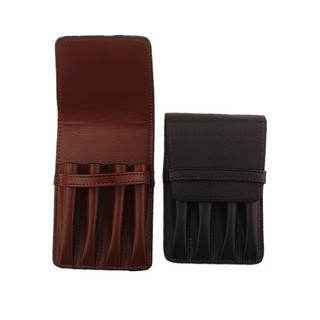Túi đựng bút chất liệu PU bốn mảnh Màu cơ bản Màu trơn Hộp đựng bút đơn giản dành cho doanh nhân Hộp đựng bút di động Vỏ bảo vệ