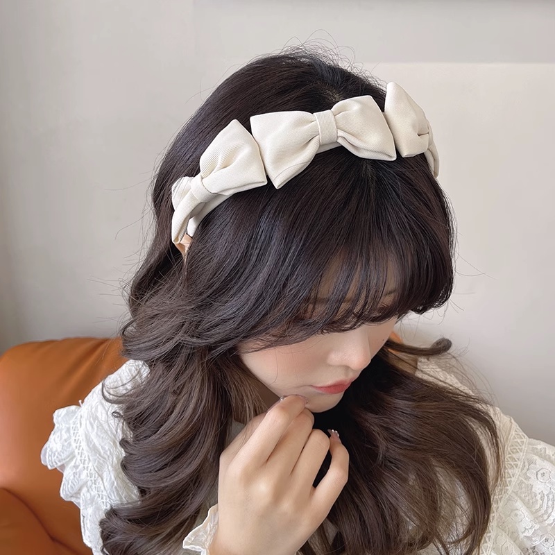 Bờm Tóc,Băng Đô Cài Tóc Nơ Dễ Thương Xinh Xắn Phong Cách Hàn Quốc Phụ Kiện Tóc Nữ Empoli