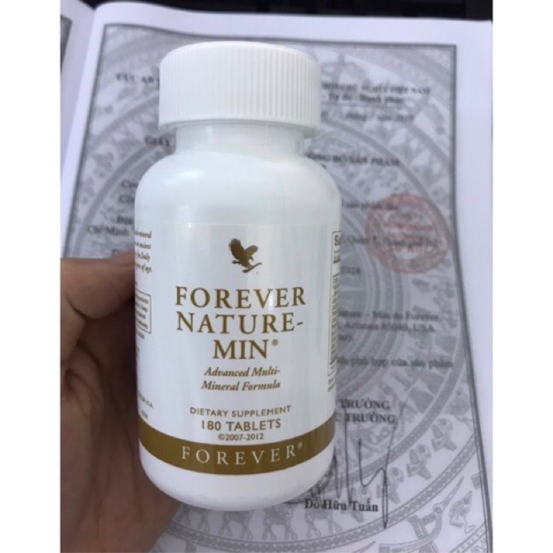 Viên Khoáng Chất 037Flp Lô Hội. Nature-Min – Bổ Sung Khoáng Chất, Hỗ Trợ Xương Răng – 180 Viên