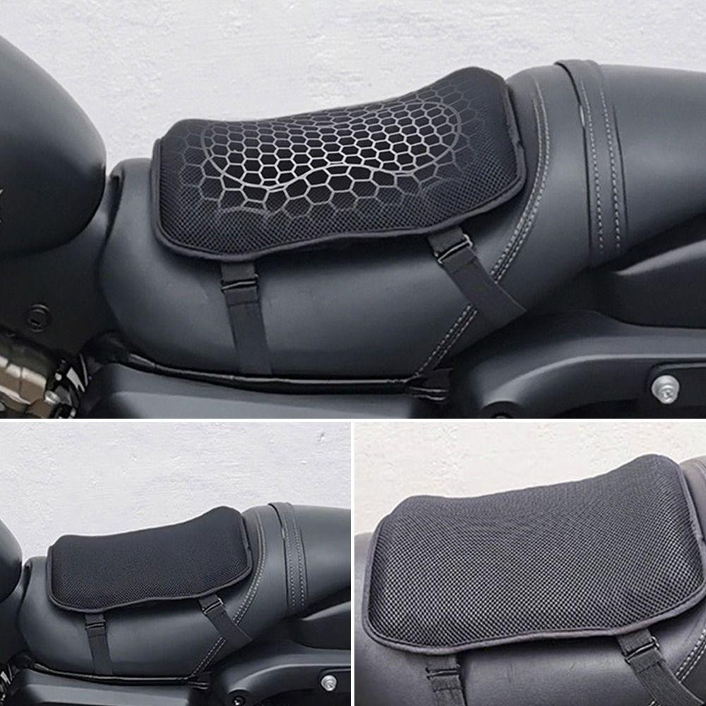 GOODH Đệm Ghế Xe Máy Thoáng Khí Thoải Mái Chống Trơn Trượt Gel Tổ Ong