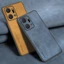 Dành cho Honor X7a Luxury Business Retro Da Cao su mềm TPU Case Cover