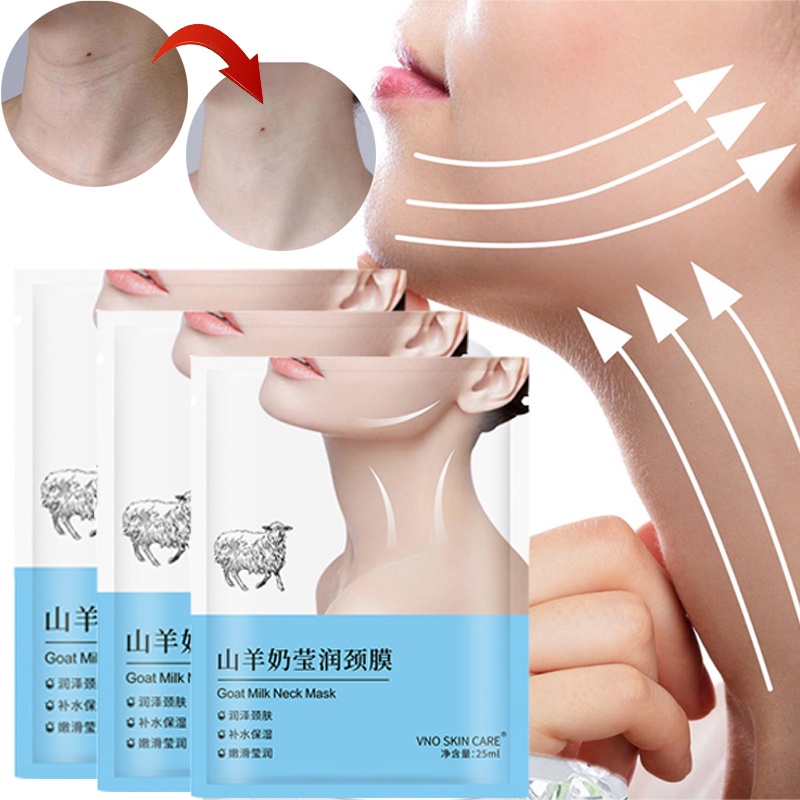 1 Mặt Nạ Sữa Dê Collagen Chống Nếp Nhăn Lão Hóa Dưỡng Ẩm Làm Săn Chắc Da Vùng Cổ