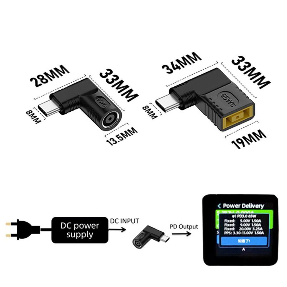 Bộ chuyển đổi STABFOAM DC sang Type C 5v 9v 12v Đầu nối USB C chuyên nghiệp PD 65W cho / /