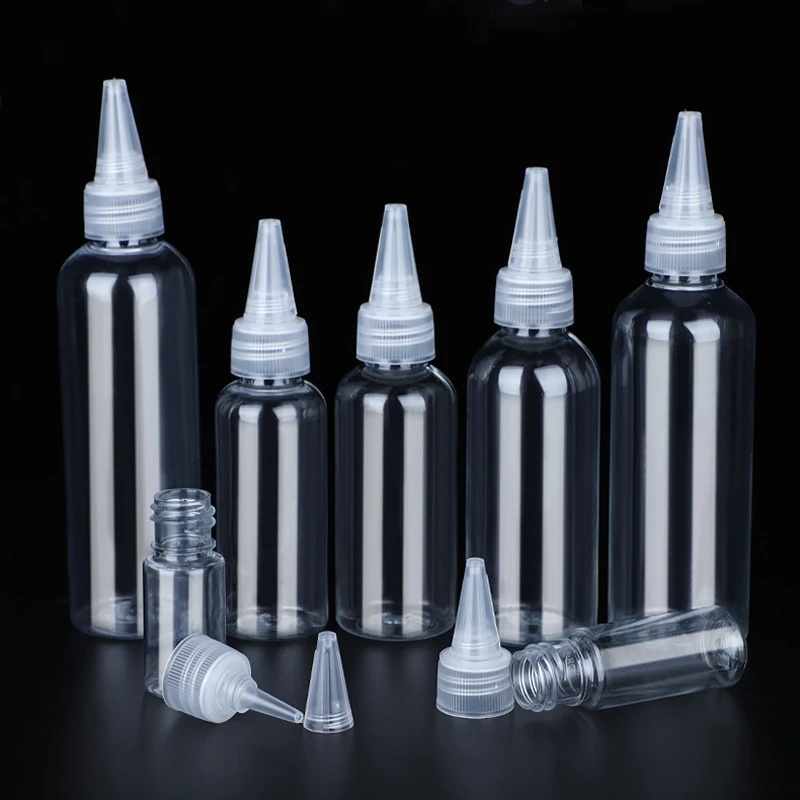 [Đặc trưng] Bình Đựng Dầu Ăn / Giấm Đầu Nhọn Dạng Bóp Trong Suốt 5-120ML Tiện Dụng Mang Theo Du Lịch