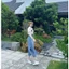 Chân váy jeans nữ dáng dài chữ A chất mềm dày dặn xẻ tà hai bên phối túi lớn trước sau siêu xinh Minbin JPRO13