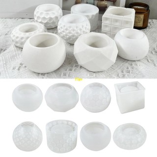 Khuôn Silicon Làm Giá Đỡ Chậu Hoa Bê Tông Hình Tròn / Vuông