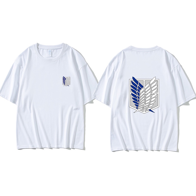 GN Attack on Titan Anime Unisex Short Sleeve Shirt - cosplay thời trang
