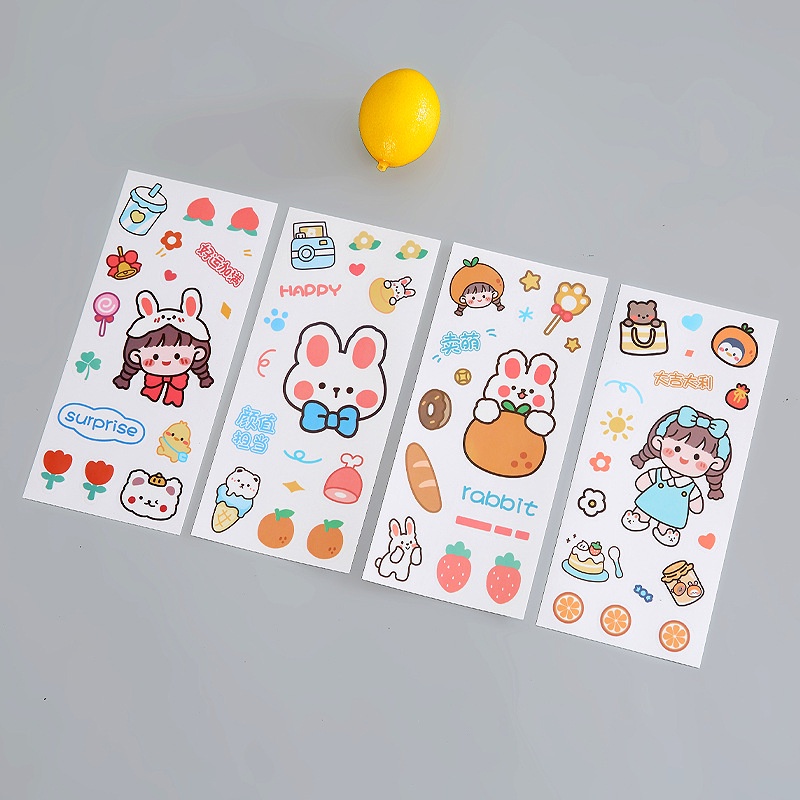 1 Miếng sticker 2D gồm 10 hình chống nước TiLoKi TST01, dán trang trí ...