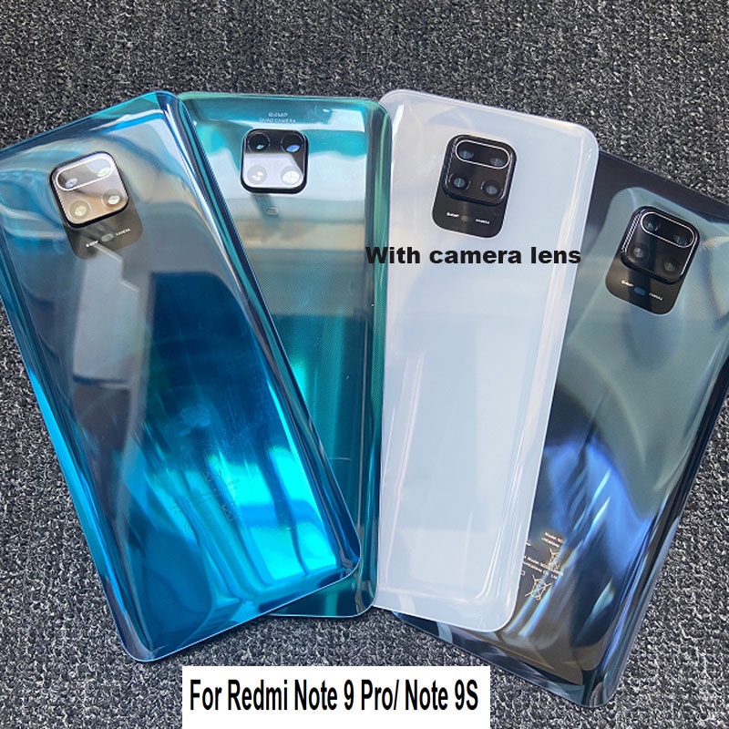Dành Cho Xiaomi Redmi Note 9S Pin Mặt Sau Nhà Ở Phía Sau Kính Cửa Bảng ...