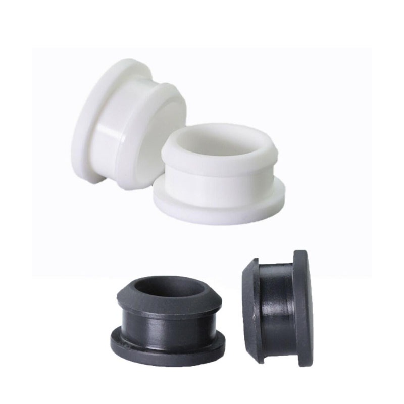 2.5mm đến 50,6mm Cao Su Silicon Snap-on Lỗ Cắm Trống Đầu Nắp Niêm Phong Nút Chặn Trắng