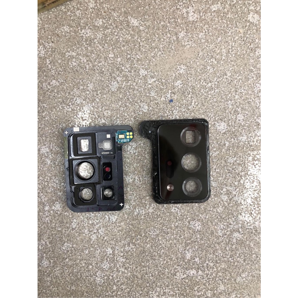 mắt kính camera sam sung note 20 ultra màu vàn đen bóc đẹp