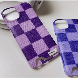 Cozy checkerboard pattern hard phone case compatible for iphone 14 13 12 11 pro max mini s23 s22 plus ultra s21 note 20 pink purple green