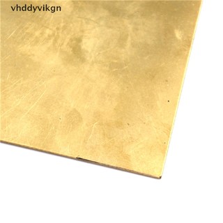 Tấm Lá Đồng Thau Mỏng 0.5mm / 0.8mm / 1mm / 2mm 100X100mm Dùng Làm Phụ Kiện DIY