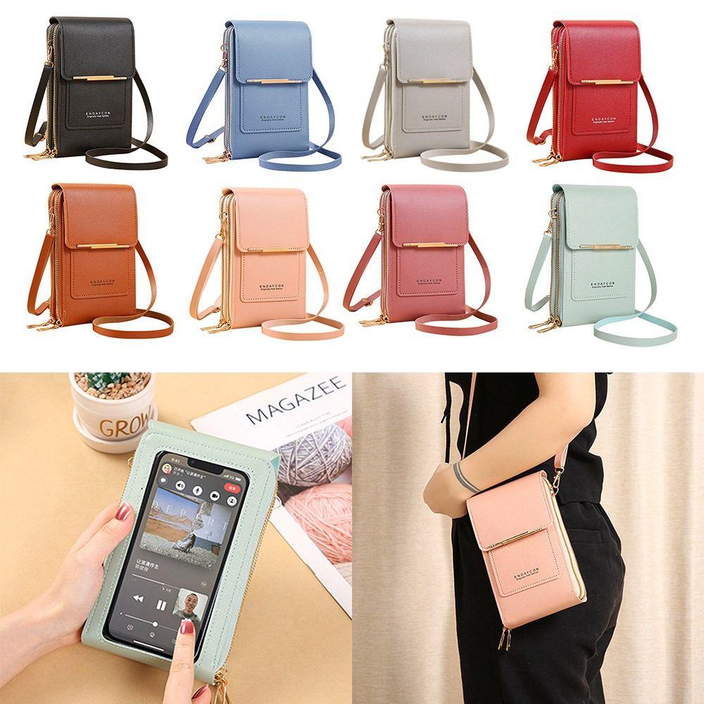 Túi đựng điện thoại màn hình cảm ứng SUNKISSD Túi đeo chéo nữ RFID chất lượng cao