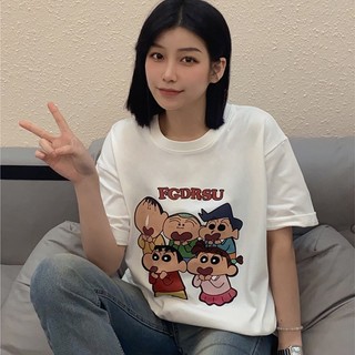HIIXIIVI Áo Thun 100% Cotton Tay Ngắn In Họa Tiết Độc Đáo Phong Cách Hàn Quốc Cho Nữ