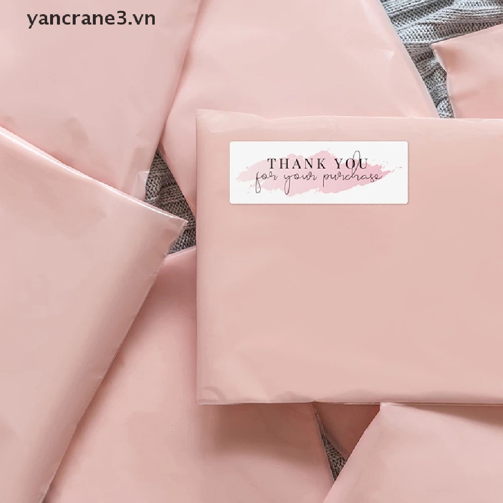 Set 120 Miếng Dán Chữ Thank You Trang Trí Phong Bì Văn Phòng Phẩm yancrane3.vn