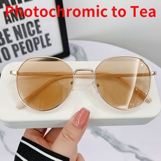 Kính máy tính kim loại chống bức xạ Photochromic Kính mắt chống ánh sáng xanh cho nữ / nam