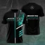 SQ3 F1 Mercedes AMG Huấn Luyện Áo Thun Thể Thao Thông Thường Tee Thời Trang Nam Tay Ngắn Plus Size QS3