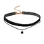 BTF Nữ Hai Hàng Vòng Cổ Choker Ngôi Sao Năm Cánh Chuỗi Xương Đòn Sinh Nhật