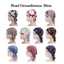 MERIGGIARE Mũ Cotton gió Bandana, Khăn xếp in hoa thông thường mùa xuân, Mũ ngủ Bohemia thời trang Beanies Headwrap Nữ Quốc gia
