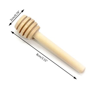 Que khuấy mật ong bằng gỗ 8cm/3.15in