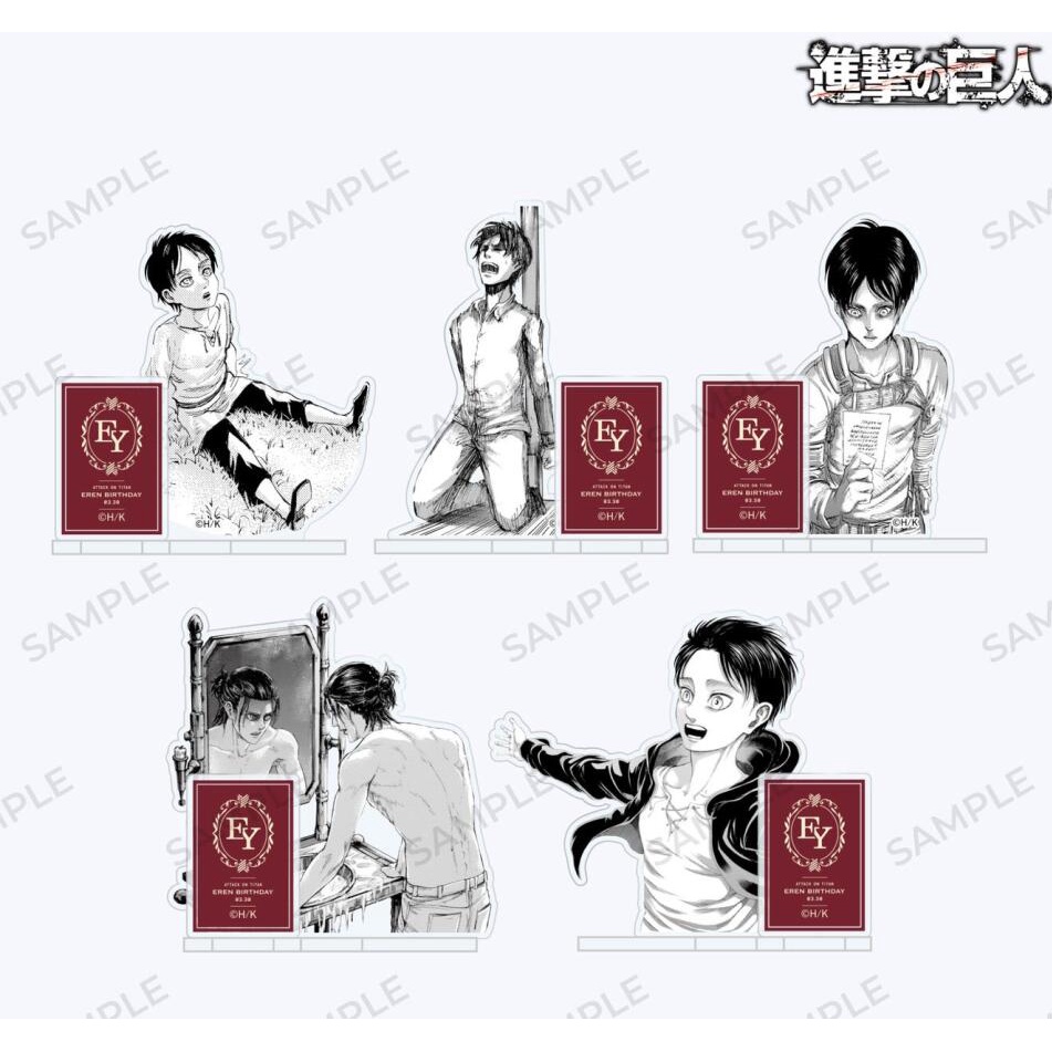 Anime Tấn Công Titan Acrylic Đứng Mẫu Búp Bê Levi Ackerman Eren Yeager Nhân Vật Hành Động Đồ Chơi Trang Trí Phòng Chơi Quà Tặng Shingeki no Kyojin